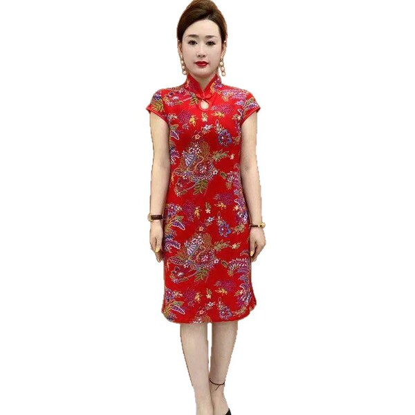 Summer short sleeve dress
