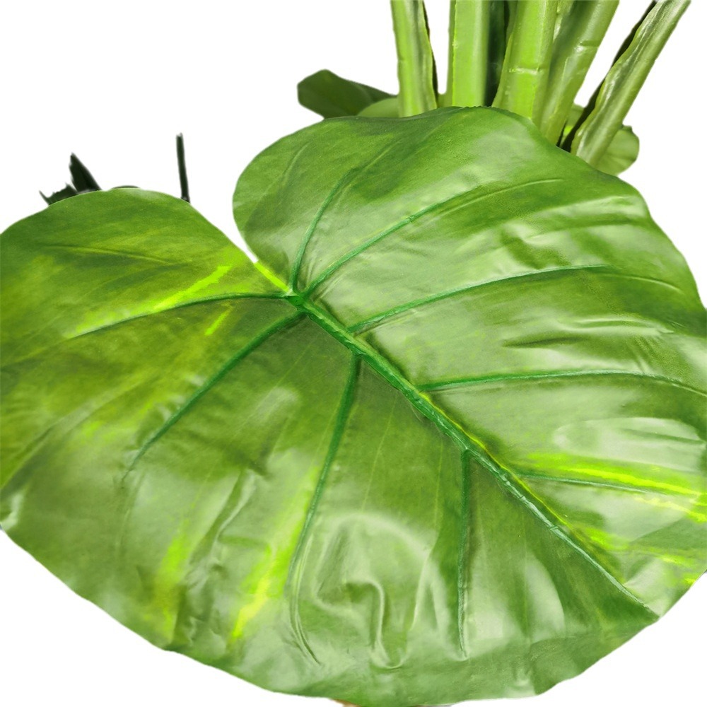 Simulación Evergreen Planta verde en maceta Oficina Sala de estar Decoración del hogar Varilla de plástico Simulación artificial Evergreen maceta