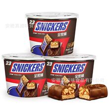 士力架花生夹心巧克力全家桶400g能量棒网红零食休闲食品批发
