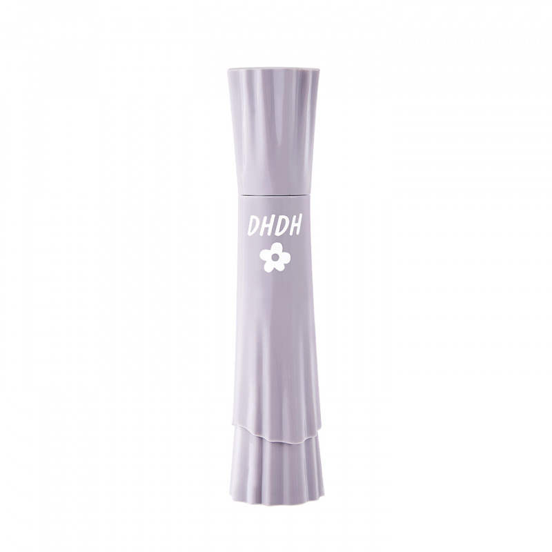 DHDH sol de fibra de rollo largo, mascara de rollo de rollo, maquillaje no es fácil de manchar, impermeable, raíz clara, base de pestañas.