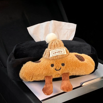 Decoration Supplies, Sürətlər qutusu və əl tormozu başlıqları - armrest-box-black-velvet-tissue-box-khaki-hat-baguette-single
