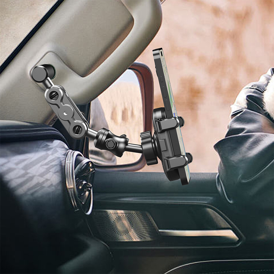 MaiLuoZhe is suitable for Land Cruiser, Tank 300, 500, Prado A-pillar handle-mounted car phone holder
