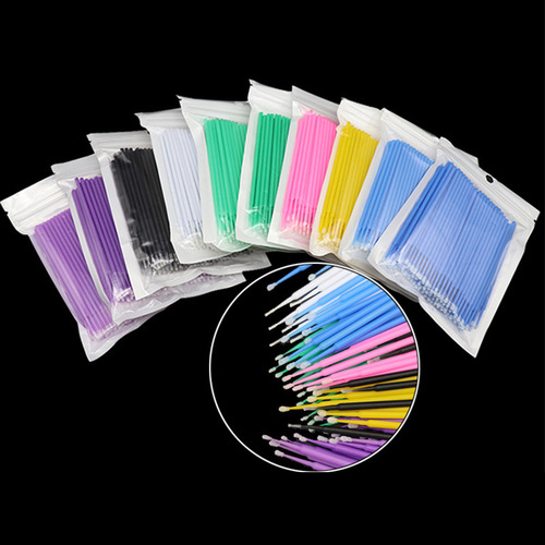 Wholesale grafting eyelash cotton swabs planting grafting cleaning cotton swabs quick eyelash removal cotton swabs wholesale