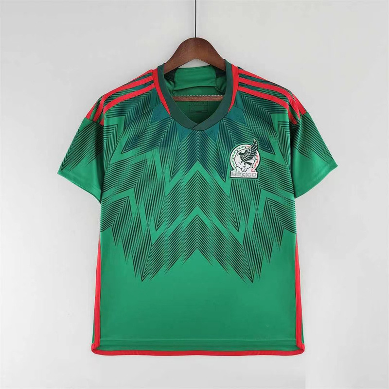 2022 Qatar World Cup Mexico team jersey No.14 Hernandez home short sleeve football uniform football