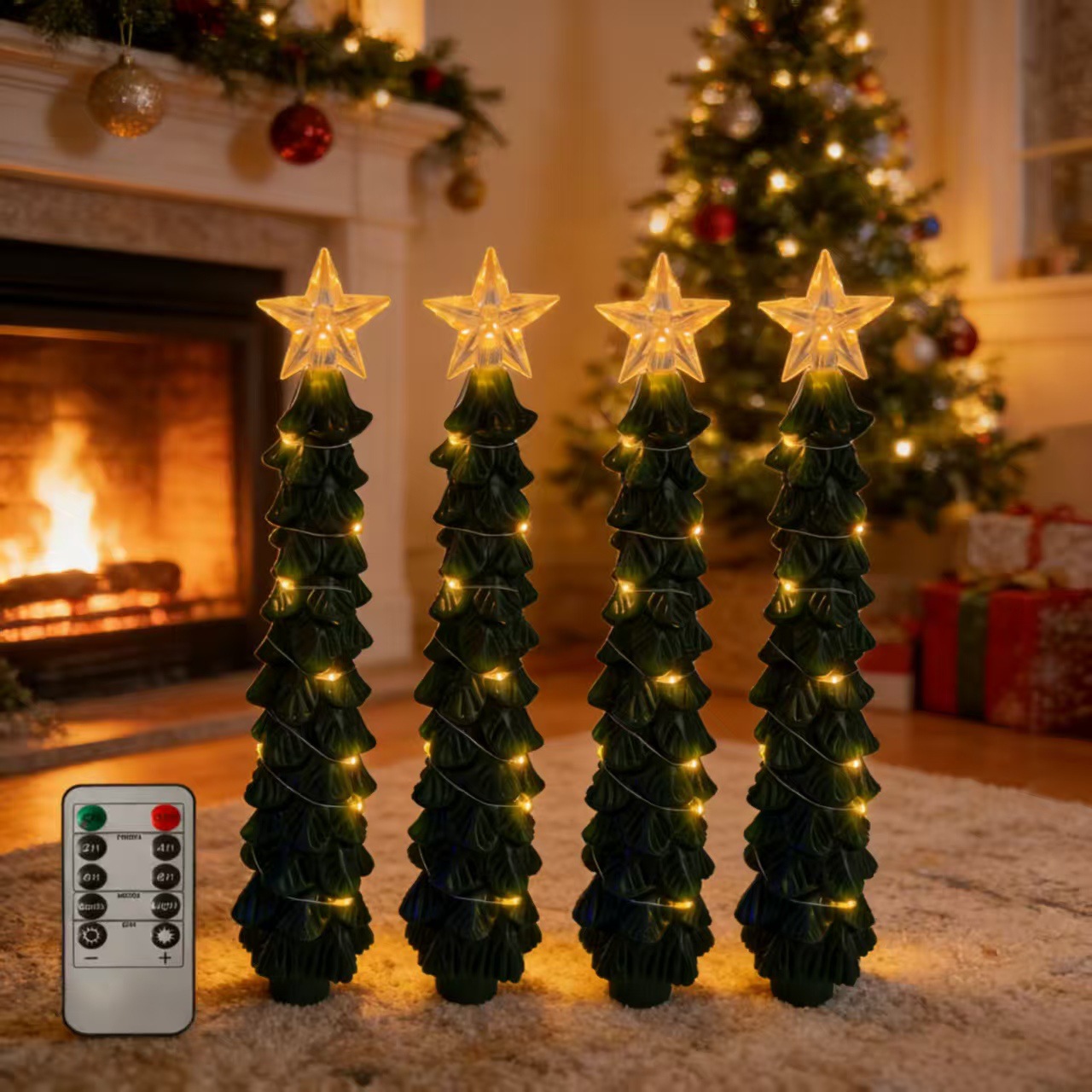 Cross-border popular LED Christmas simulation candle light