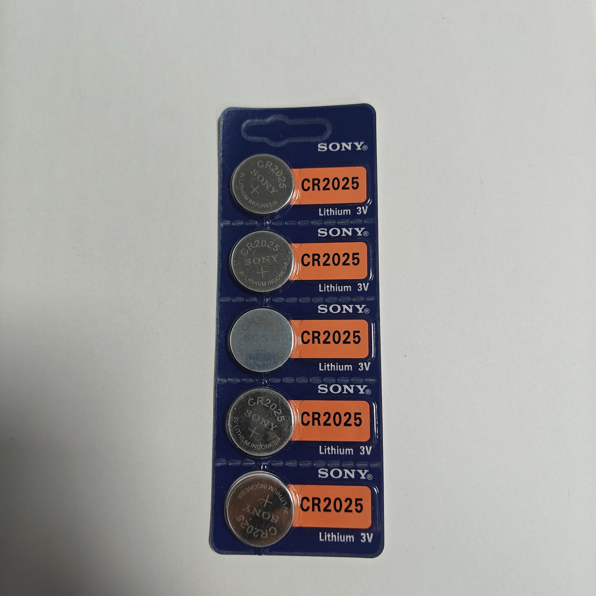 原装批发sony索尼纽扣电池CR2025电子秤电子词典电池锂锰电池卡装