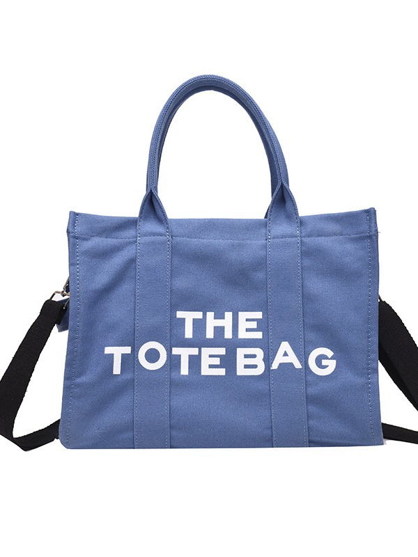 Bolso de mano para mujer, nuevo bolso práctico de lona con nudo transfronterizo, de gran capacidad, adecuado para el trabajo y los desplazamientos, se puede llevar como bolso de hombro o bandolera.