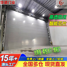 快速堆积门大型库房防尘自动工业堆积门源头厂家大跨度柔性大门