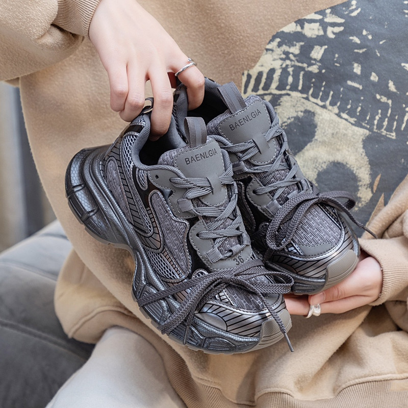 Sommer Paris Neue XL Alte Schuhe Frauen S Casual Running Dirty Dicken Boden Erhöht Paar Sport_voghion.com