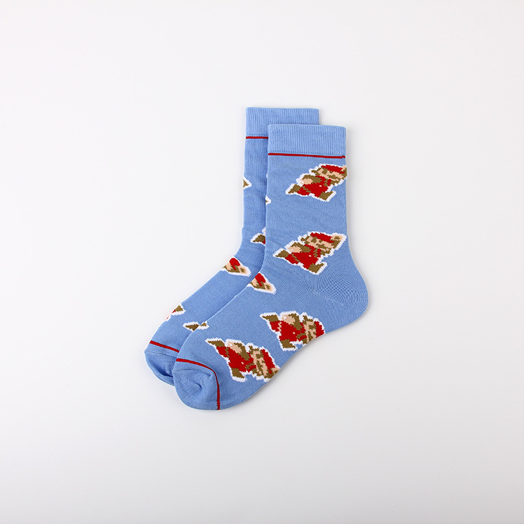 Dibujos animados juego de dibujos animados Mario Mary casual deportes jacquard pareja de algodón de mujer calcetines de media pantorrilla calcetines de moda de hombre medias