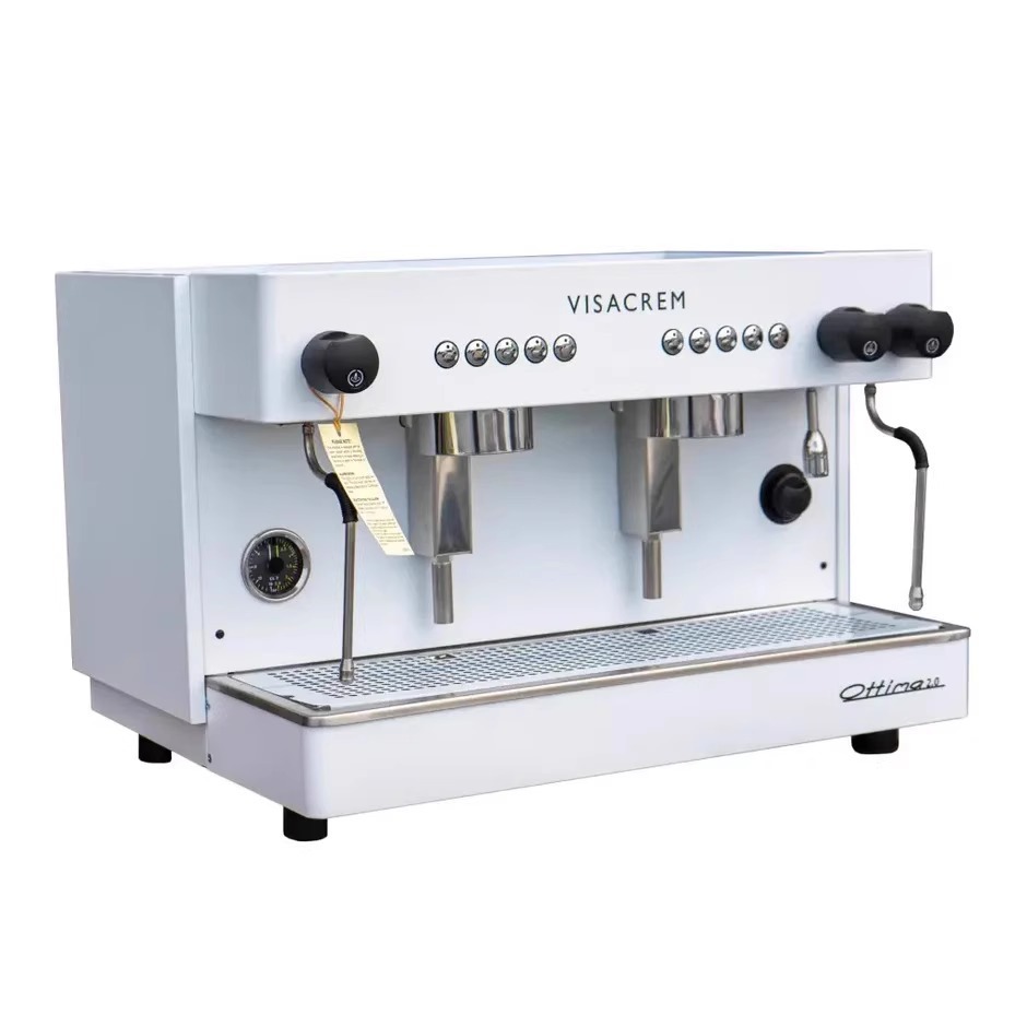 Visacrem España Ottima 2.0 cafetera semiautomática comercial de doble cabeza al por mayor