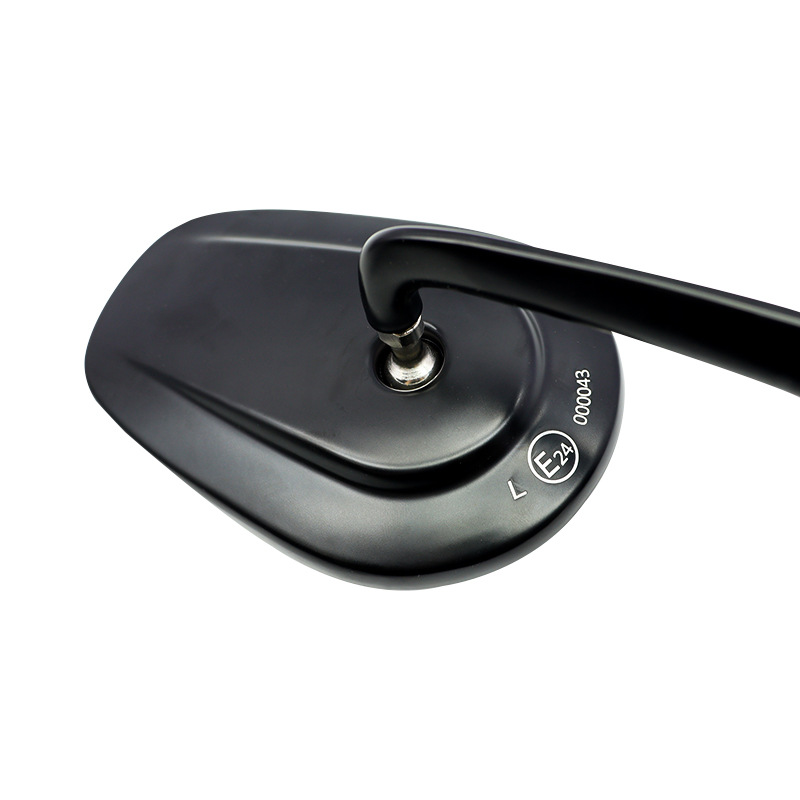 Moxin modified motorcycle rearview mirror universal hand mirror dual-purpose retro oval scooter large field of view mirror