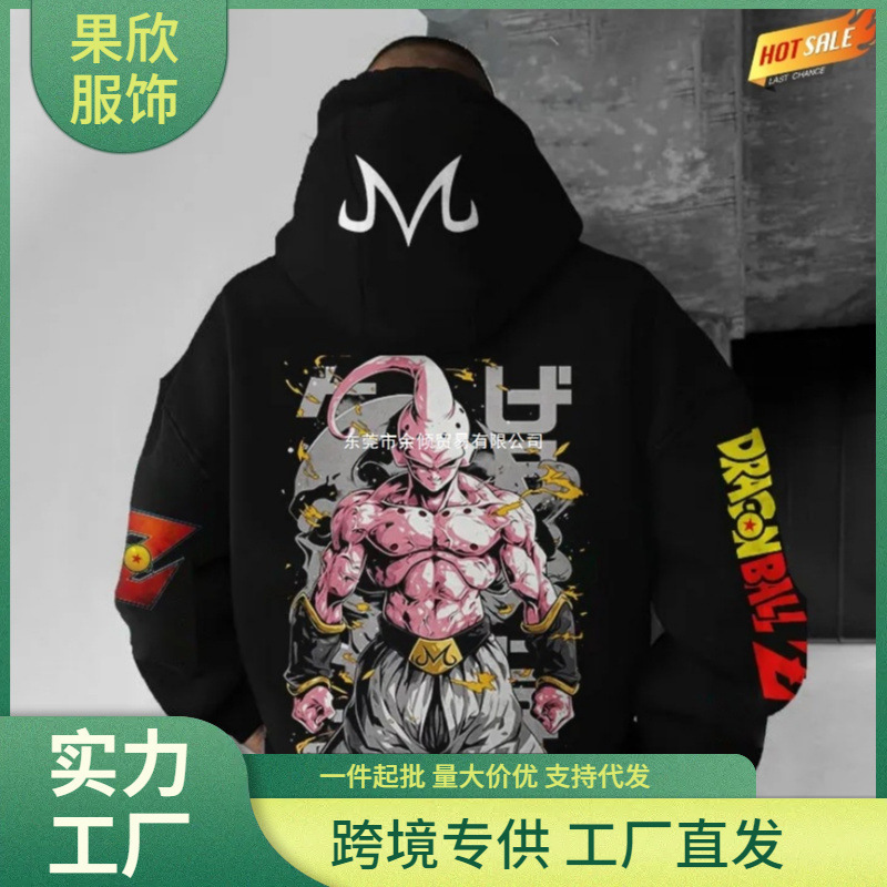 Dragon Ball Z Men's Sweatshirt Streetwear Casual Clothes 2025 Autumn Winter Cotton Oversized Pullover Sweatshirts