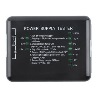 New computer power tester ATX power diagnostic instrument computer chassis power tester