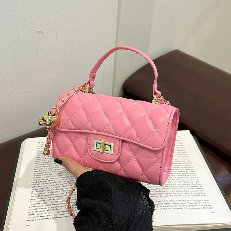 Маленькая однорукая сумка, цепочка, корейский стиль, стиль Chanel