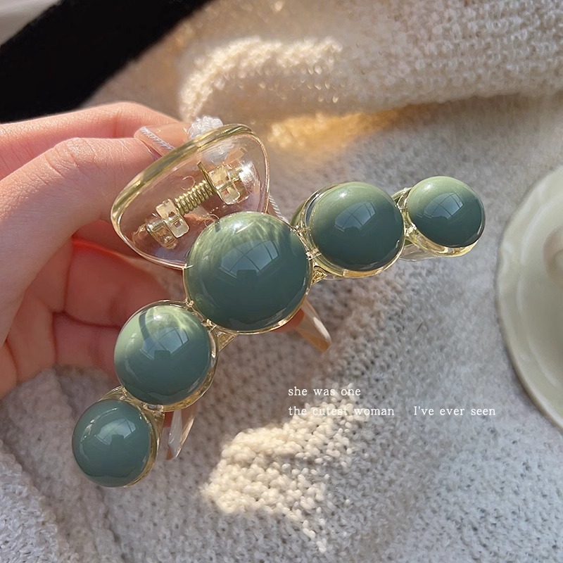 Celebridad de Internet 2024 Nueva horquilla pequeño clip de tiburón grano clip de cabeza de bola baja