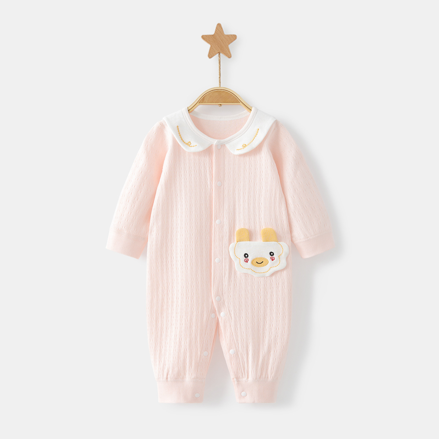 Primavera y otoño, camiseta infantil, delgada para hombres y mujeres, ropa de recién nacidos, ropa de algodón para bebés, ropa de otoño