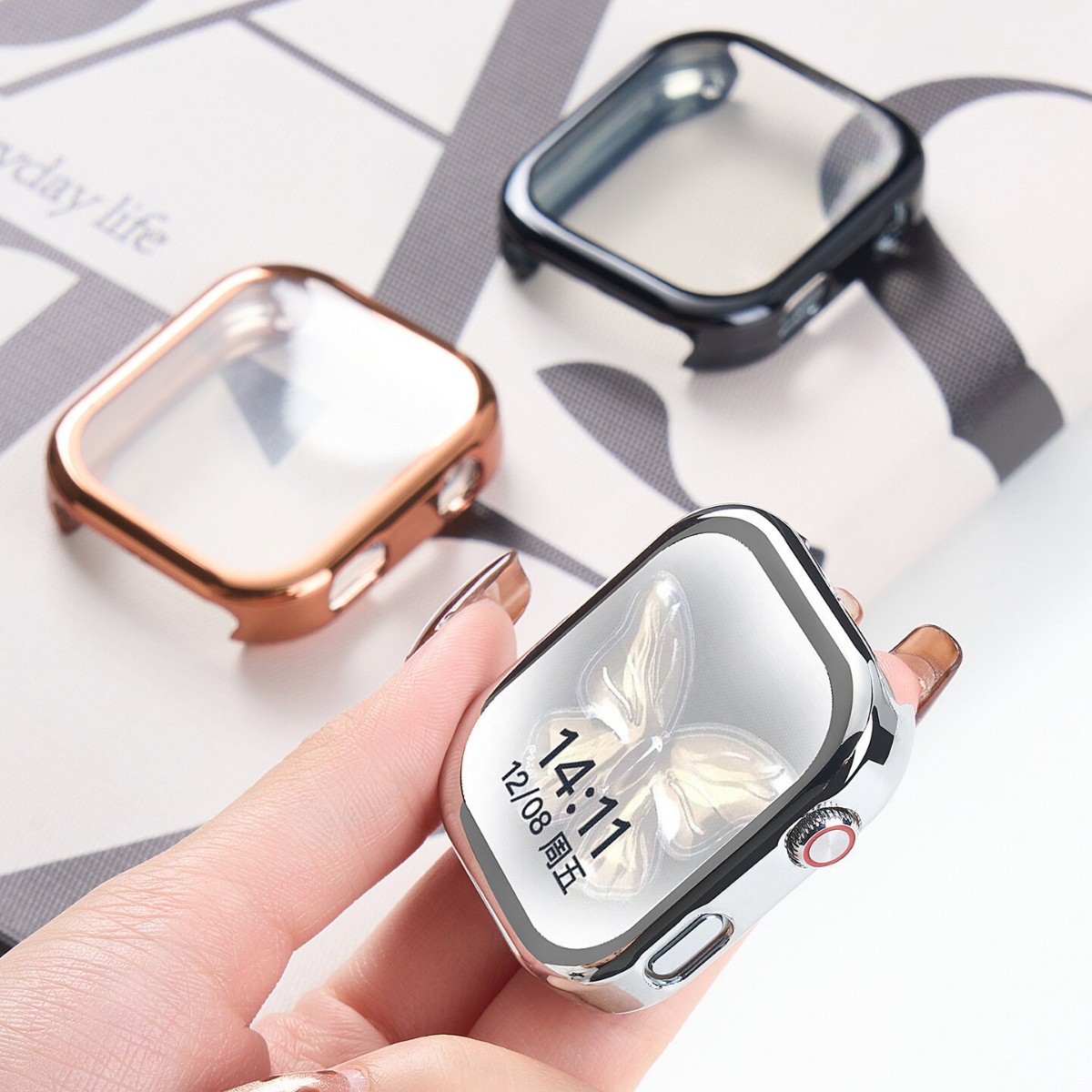 适用于红米watch6保护壳壳膜一体新款watch54电镀TPU硅胶软壳高清