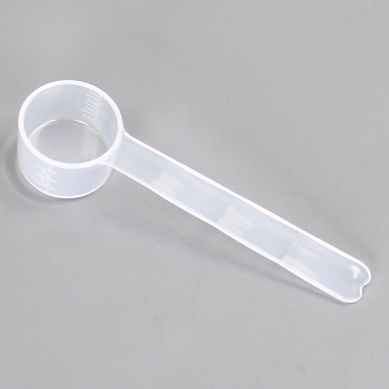 Cucharas medidoras de plástico de 2ml, 4ml, 8ml, 10ml, 20ml, 30ml, 40ml, 50ml, 60ml, 70ml y 100ml