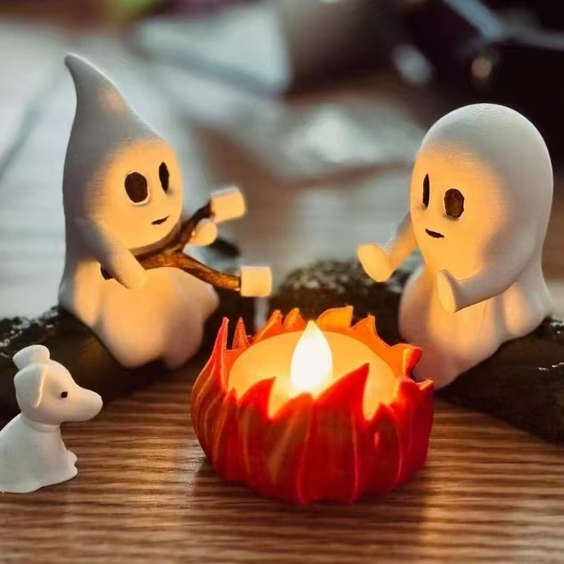 ゴースト キャンプファイヤー ギャザリング ゴースト キャンプファイヤー パーティー 樹脂オーナメント ハロウィン デコレーション|undefined