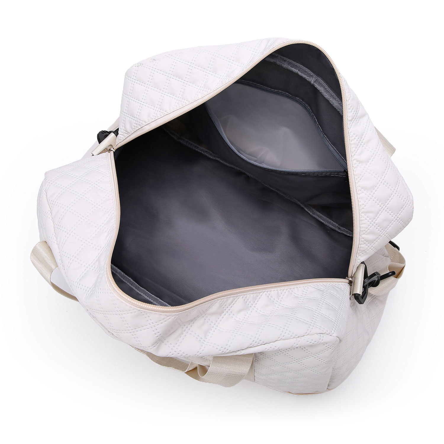 Bolsa de ejercicios cuadrilátero de diamante separación seca y húmeda bolsa de viaje deportiva bolsa de mano bolsa de ejercicios de gran capacidad bolsa de ocio para mujeres