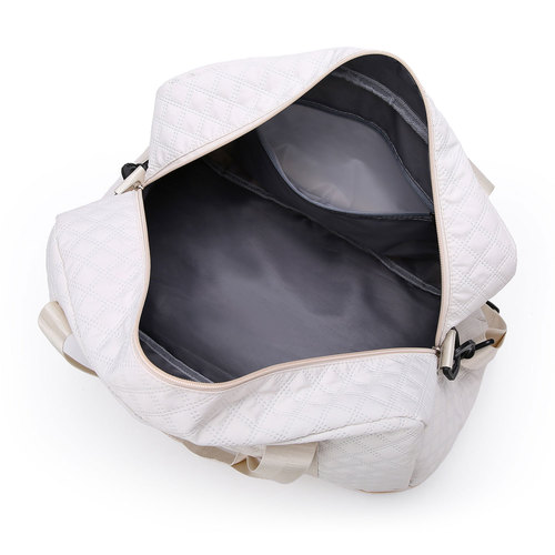 Fitness bag, rhombus plaid dry and wet separation, sports bag, handbag, large-capacity fitness bag, casual, waiting for labor bag, female