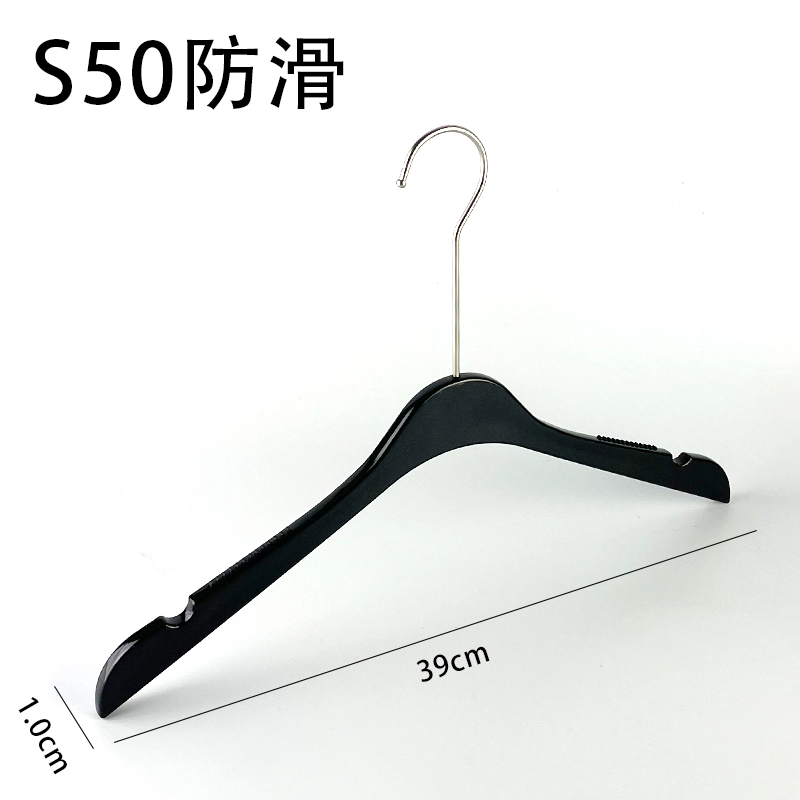 Black hanger, acrylic plastic wedding dress