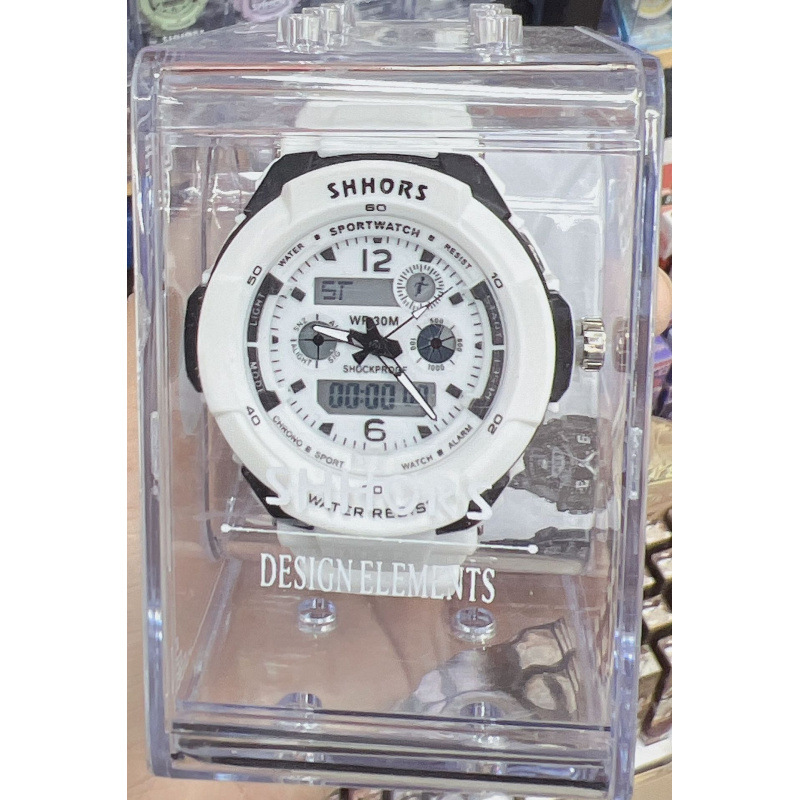 Reloj de pulsera (número 731) blanco puro