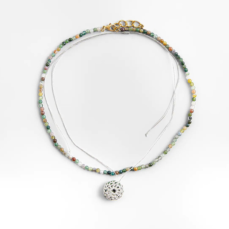 Collier De Perles De Riz Tressé Multicouche À La Mode De Style Bohème display picture 3