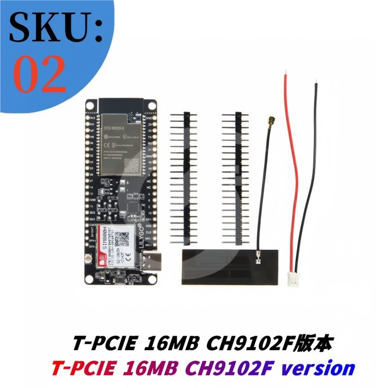 T-PCIE ESP32 PMU 2G 3G NB-IOT 4G CAT1 CAT4 GPS
