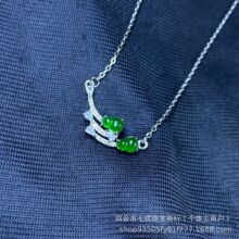 ��Ȼ���S925�y�Ƕ�����ʯ����ʽ�������J�߱�ꖾG���������l