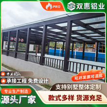定制车库出入通道口轻钢结构雨棚 停车钢构棚 户外遮阳棚 应用广