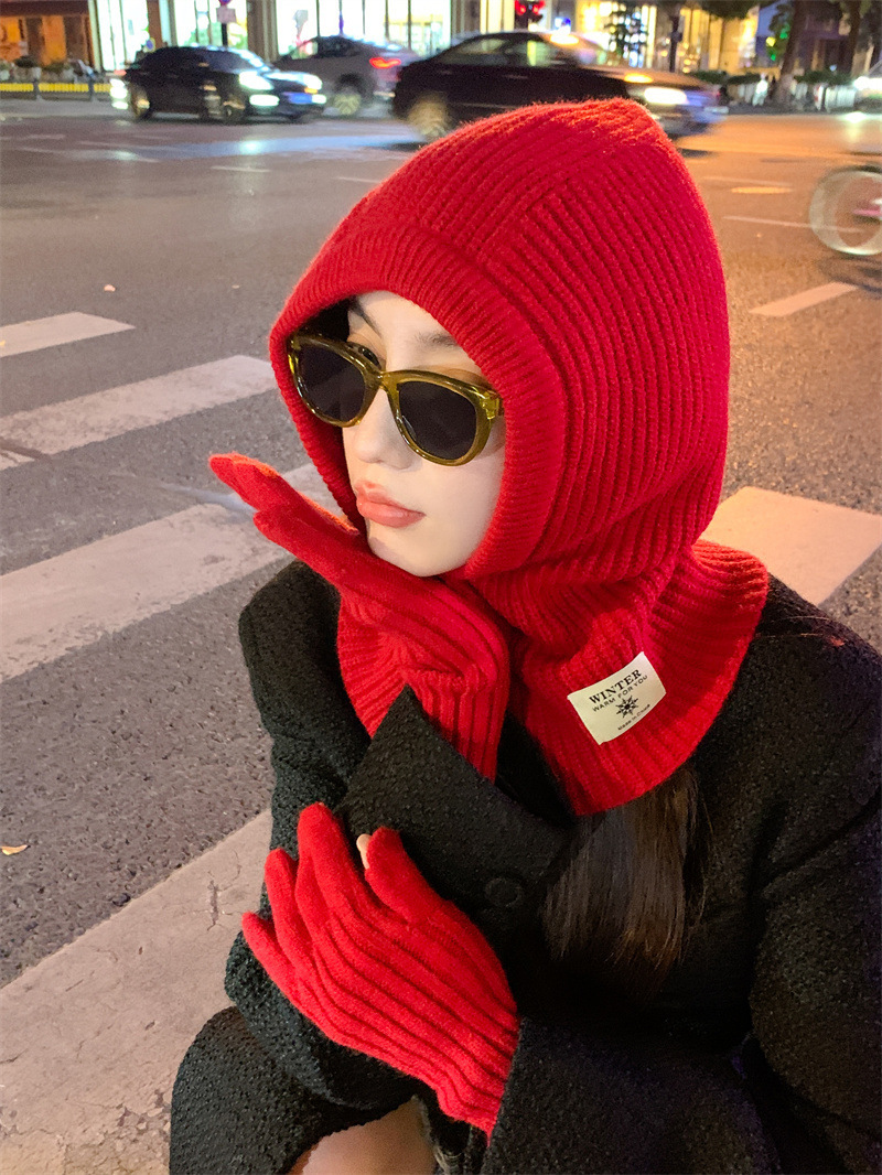 复制_巴拉克拉法帽手套套装秋冬季女红色保暖针织.jpg