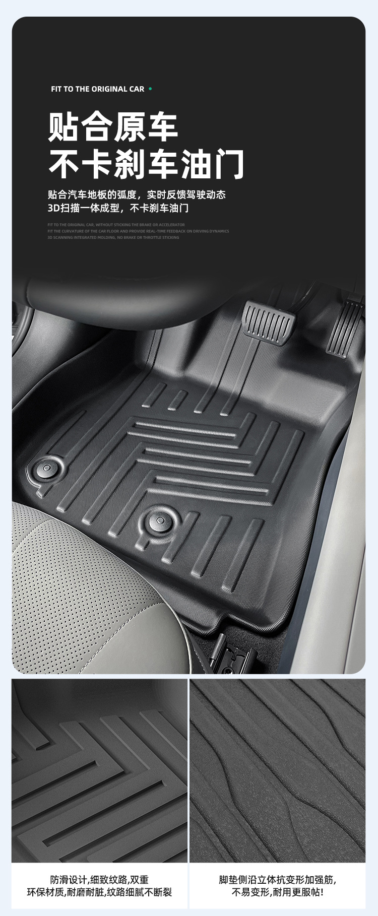 Suitable for 24 Models of Lynk & Co 07Em-P Car-Specific Floor Mats and 26 Models of Lynk & Co 07Gt Floor Mats, Tpe Trunk Mat