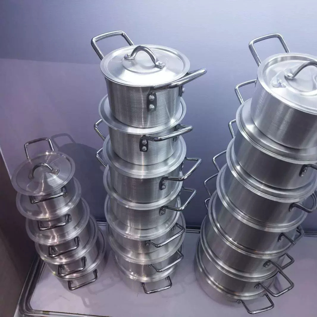 Suministro directo de fábrica de aluminio olla de sopa hogar multifunción antiadherente pan binaural olla de sopa al por mayor