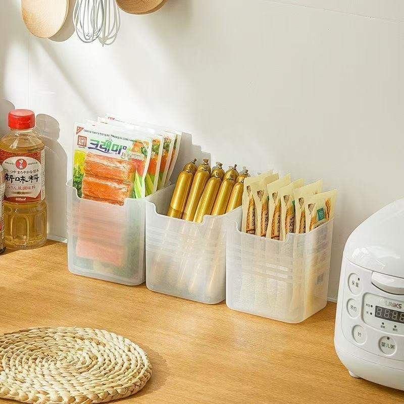 Caja de Almacenamiento para Puerta de Refrigerador de Plástico de Grado Alimenticio, Organización de Alimentos