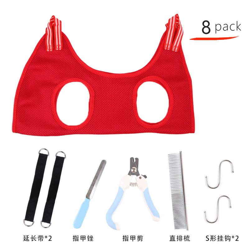ペット美容ハンモック猫犬爪トリミング中小型猫犬美容ハンモックペット用品|undefined
