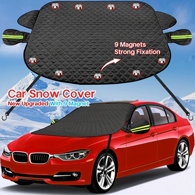 Car snow shield Magnet Snow Shield Car Enlarged and