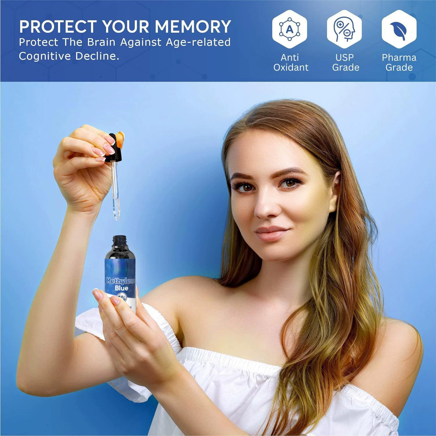 Amazon Hot Sales Aya Blue Drop METHYLENE BLUE DROPS Factory Direct Sale and Support OE M
