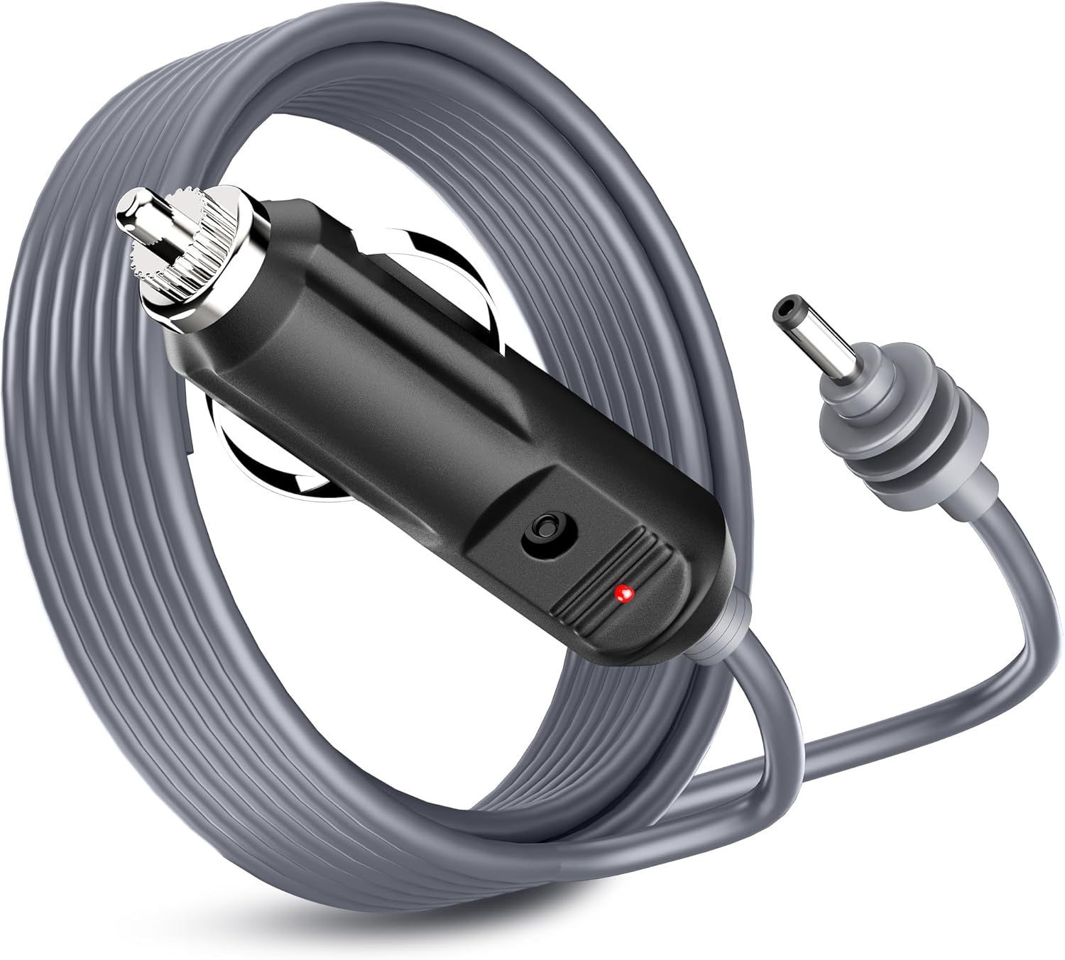 Cross-border best-selling in-stock car cigarette lighter Mini DC charging cable mini device car connection power cable