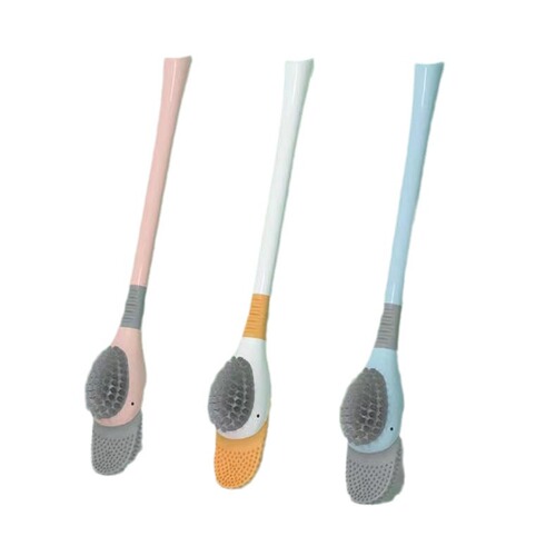 Diving Duck Toilet Brush No Dead Angle Long Handle Soft Hair Toilet Brush Wall-mounted Floor-standing Cleaning Brush Bathroom Cleaning Set