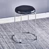 Household round stool Plastic table stool simple, fashionable high round stool square stool thickened steel band clothing leather noodle stool