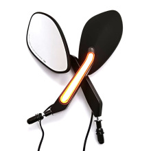 跨境专供 摩托车后视镜 LED改装镜反光镜 倒车镜适用于哈雷戴维森