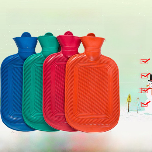 New Rubber Hot Water Bag, Safe and Anti-Scald, Anti-Burst, Nostalgic Water Filled Hand Warmer, Drop-Shipped