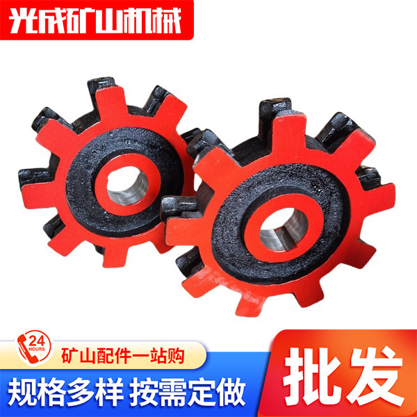 No. 45 steel industrial sprocket hoist large pitch gear mechanical conveying accessories single and double row transmission sprocket No. 45 steel industrial sprocket hoist large pitch gear mechanical conveying accessories single and double row transmission sprocket