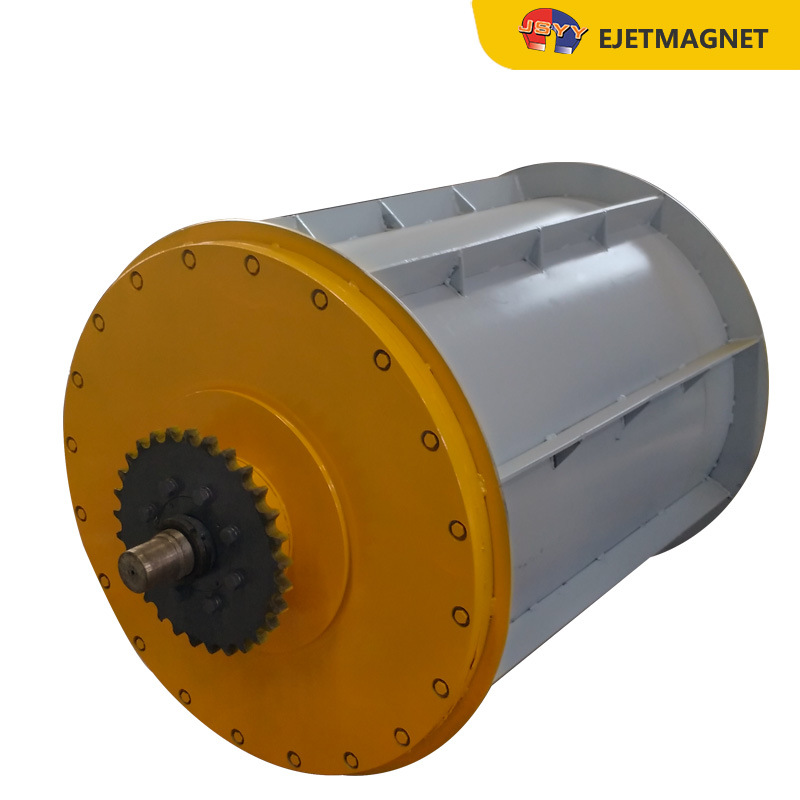 厂家直销磁滚筒 磁辊机 钢渣破碎选铁 选磁辊筒 高场永磁选机