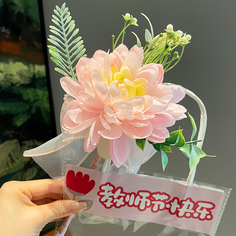 教师节送女老师实用礼物圆珠笔高档花束礼物高颜值玫瑰花签字笔|undefined