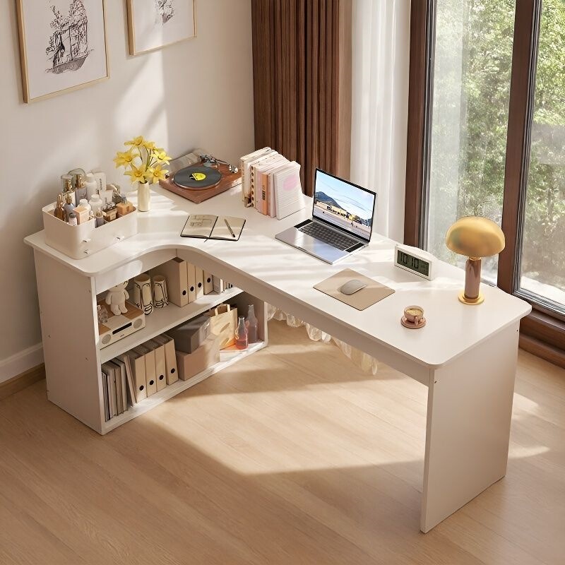Computer Desk, Office Desk, Corner Adjustable Desk, Home Study Desk, Bedroom Girls' Dressing Table, Bookcase Integrated Desk Computer Desk, Office Desk, Corner Adjustable Desk, Home Study Desk, Bedroom Girls' Dressing Table, Bookcase Integrated Desk