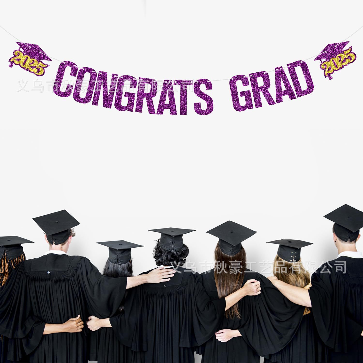 2025 temporada de graduación bancarta de la fiesta de varios nuevos colores flash card graduado nuevos artículos de decoración de la fiesta