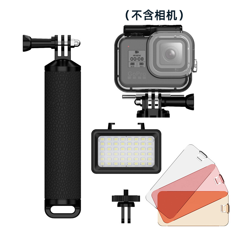 Luz de relleno para vídeo submarino Sea Frog, luz de fotografía adecuada para cámara de acción Gopro DJI Action5, resistente al agua hasta 40 metros